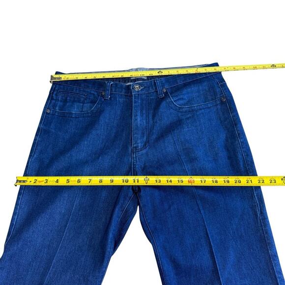 Paulo Solari Modern Fit Jeans Men's 36x32 Medium Wash Straight Leg EUC Old Money - Picture 7 of 9